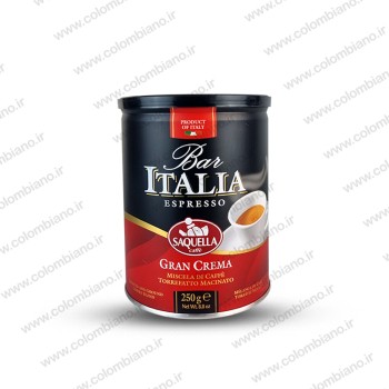 قهوه ایتالیا ساکوئلا گرن کرما 250 گرم  Italia saquella Gran Crema Coffee